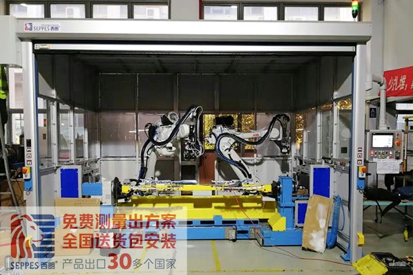 机器人手臂设备间防护快速门