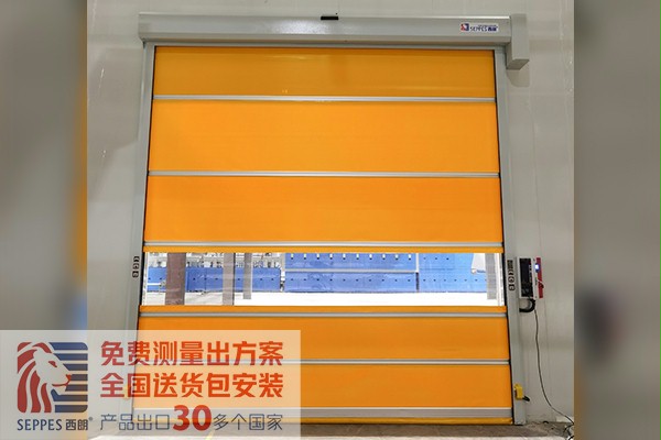 无锡汽车零部件生产车间通道快速门