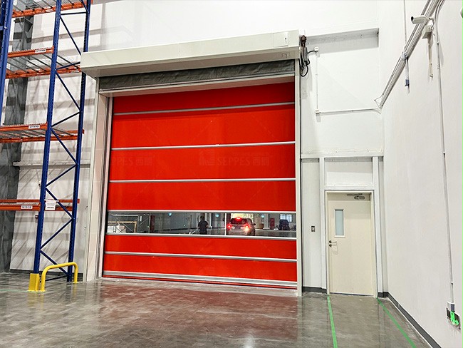 西朗门业快速卷帘门与防火门双门方案 西朗门业快速卷帘门与防火门双门方案
