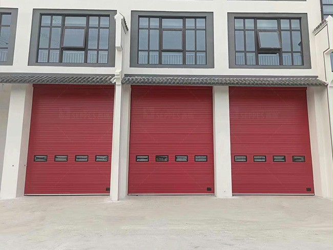 西朗门业消防车库工业提升门 西朗门业消防车库工业提升门