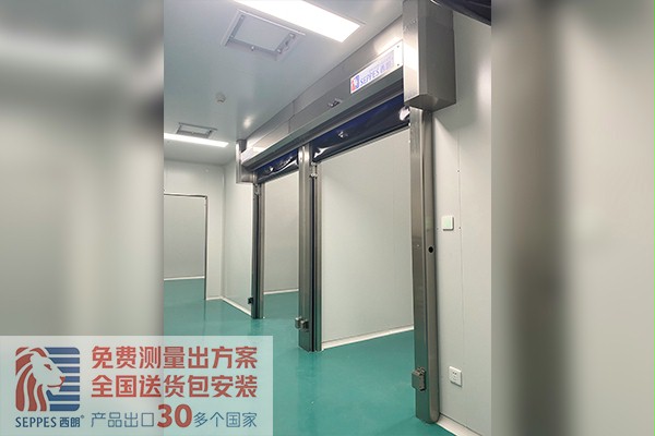 洁净车间免接触式开关快速门 洁净车间免接触式开关快速门