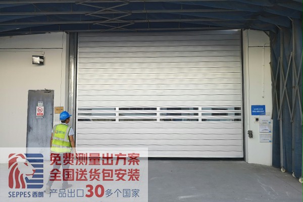外资玻璃企业车间通道安装涡轮硬质快速门 外资玻璃企业车间通道安装涡轮硬质快速门