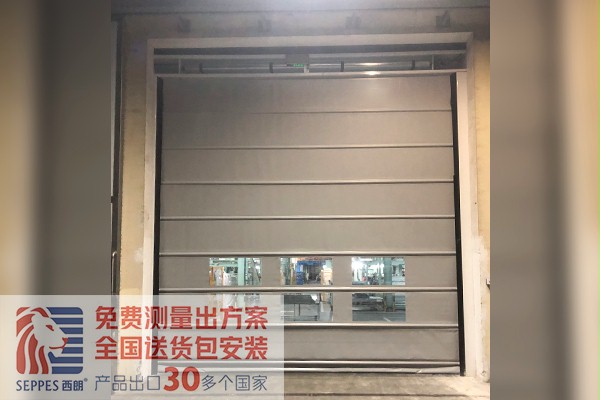 湖北汽车部件厂房堆积式快速门项目 湖北汽车部件厂房堆积式快速门项目