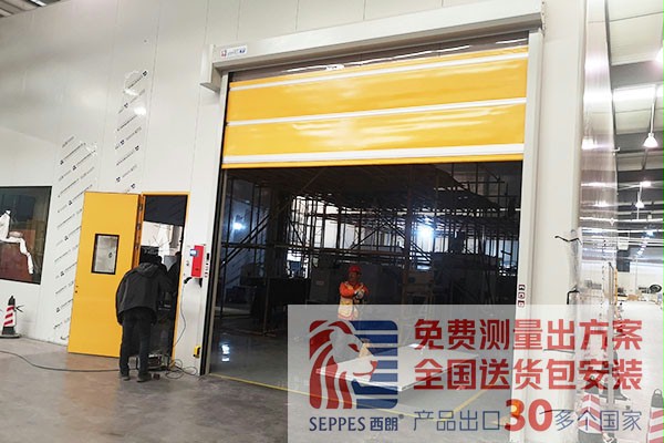 南京某纺织机械车间快速卷帘门 南京某纺织机械车间快速卷帘门
